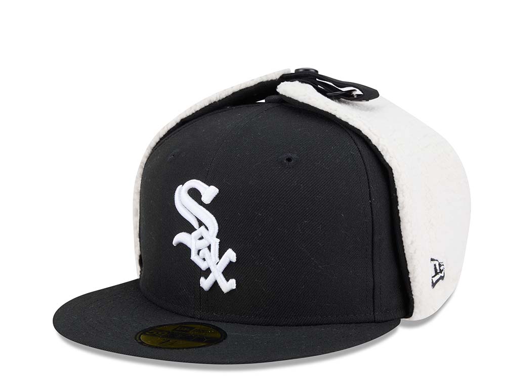 New Era Chicago White Sox Classic Black 59Fifty Dogear Fitted Cap