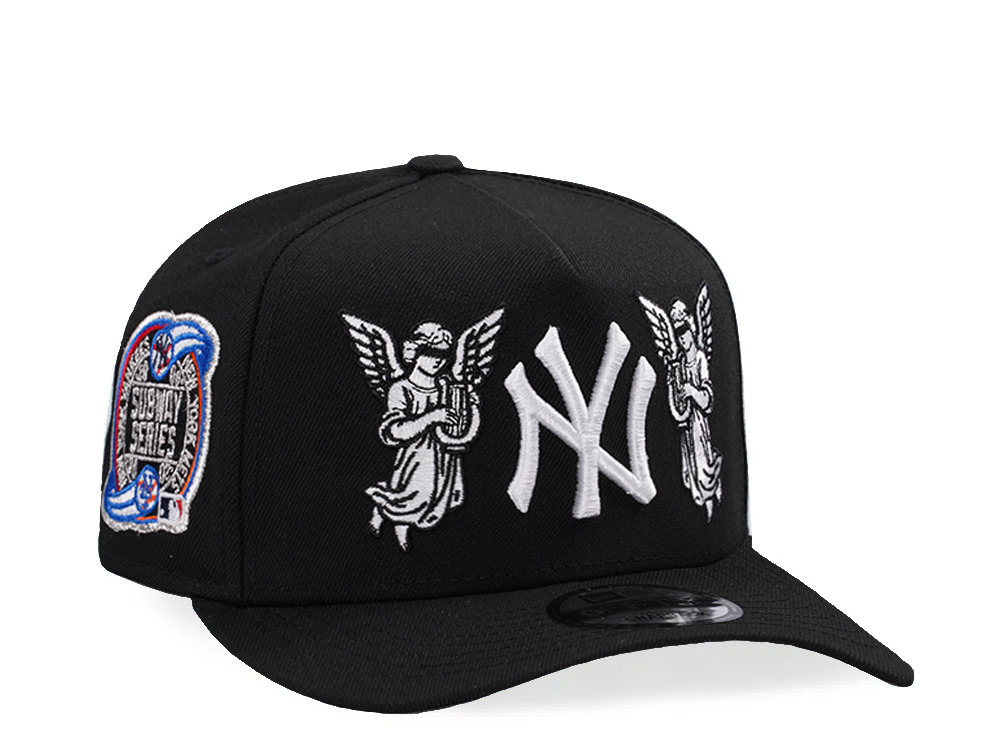 New Era New York Yankees Subway Series Angel Black Prime Edition 9Fifty A Frame Snapback Cap