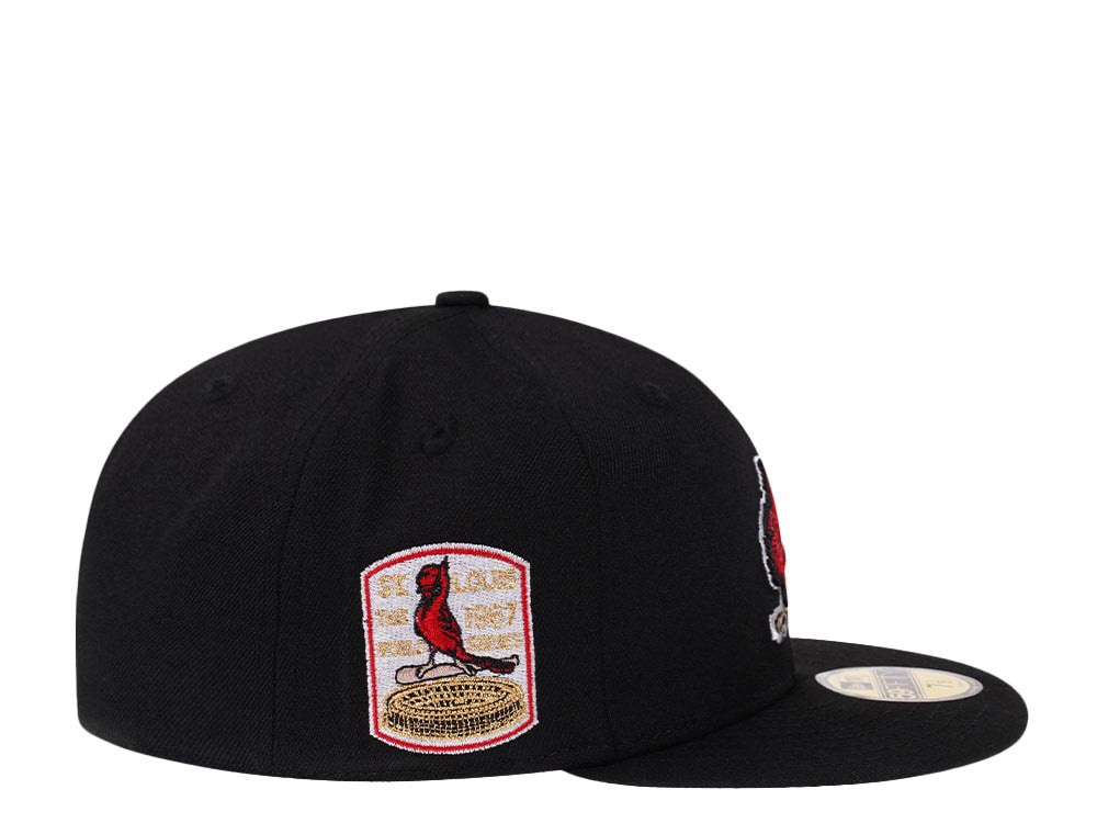 New Era St. Louis Cardinals World Series 1967 Black Throwback Edition 59Fifty Fitted Cap