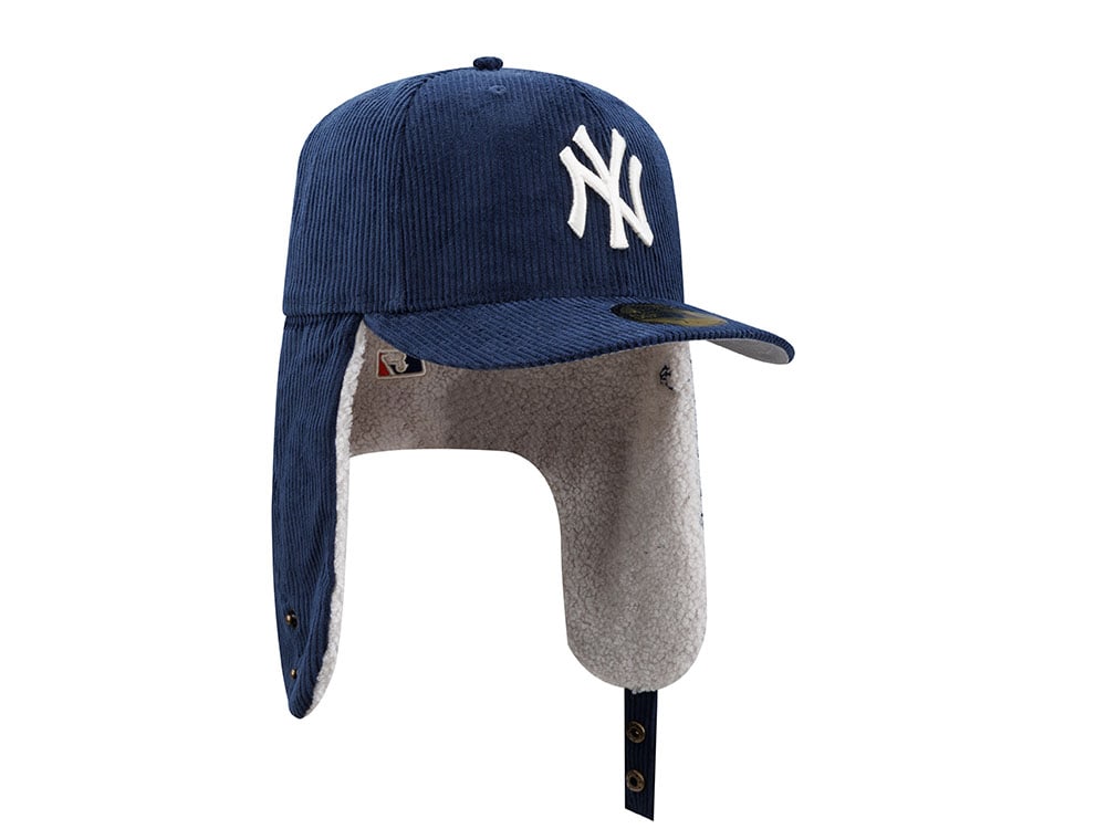 New Era New York Yankees Corduroy Navy Prime Dogear Edition 59Fifty Dogear Fitted Cap