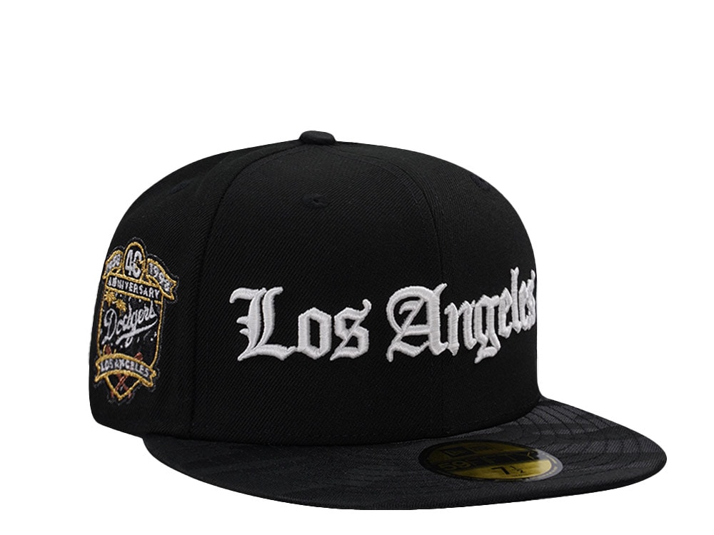 New Era Los Angeles Dodgers 40th Anniversary Black Two Tone Edition 59Fifty Fitted Cap