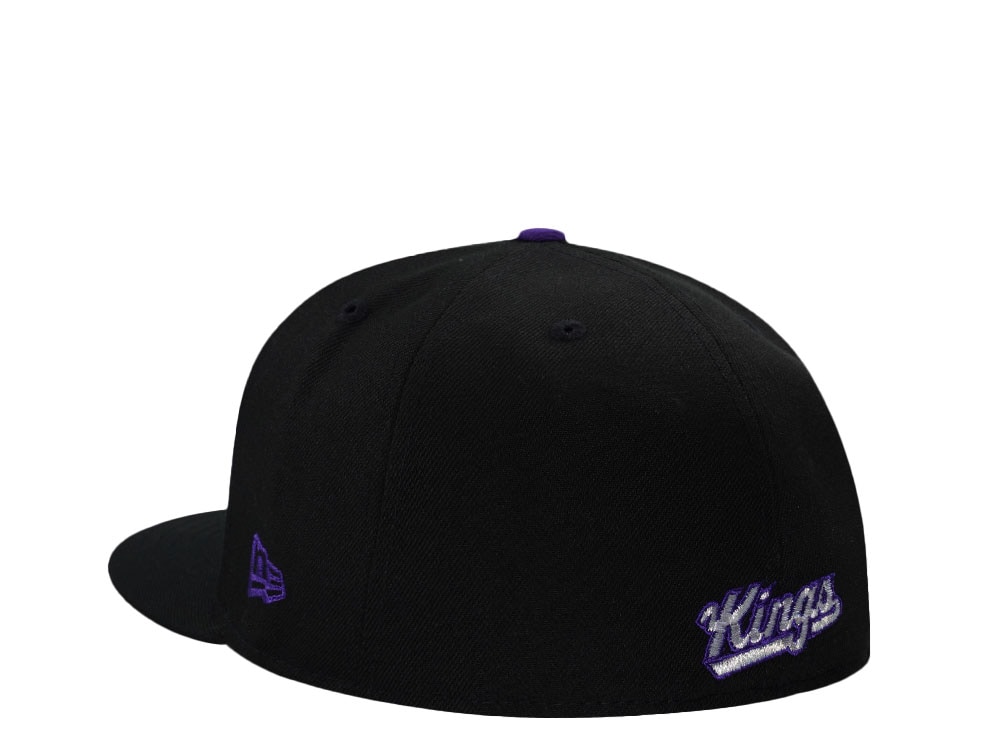 New Era Sacramento Kings 25th Anniversary Black Prime Edition 59Fifty Fitted Cap