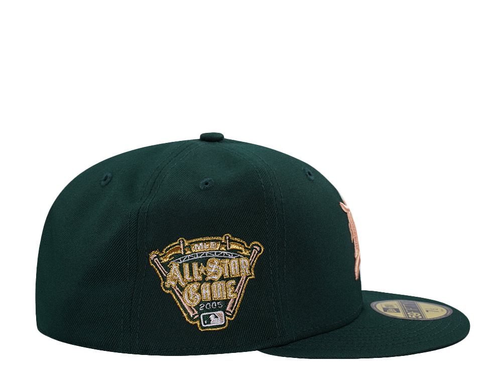 New Era Detroit Tigers All Star Game 2005 Dark Green Prime Edition 59Fifty Fitted Cap