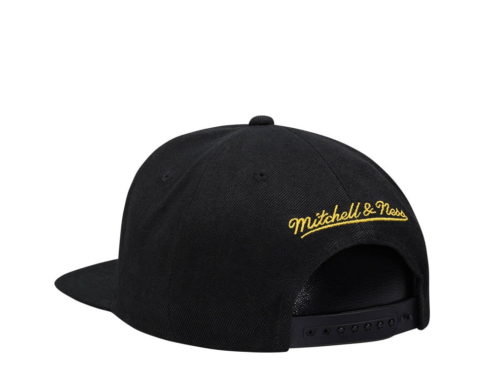 Mitchell & Ness New York Knicks NBA Black Side Jam Throwback Edition Snapback Cap