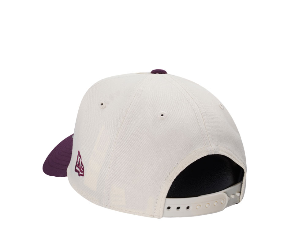 New Era Anaheim Ducks Chrome Plum Two Tone Edition 9Forty A Frame Snapback Cap
