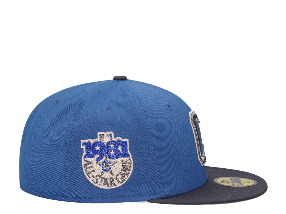 New Era Cleveland Indians All Star Game 1981 Indigo Metallic Two Tone Edition 59Fifty Fitted Cap