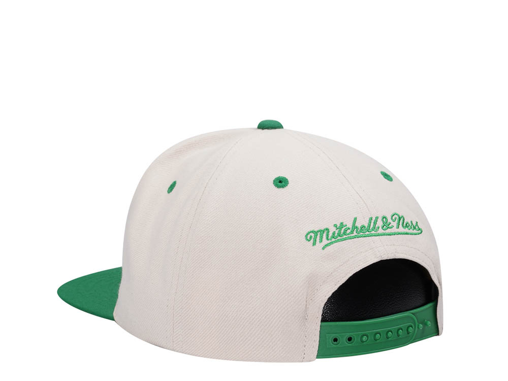 Mitchell & Ness Seattle Supersonics Sail Off White Two Tone Snapback Cap