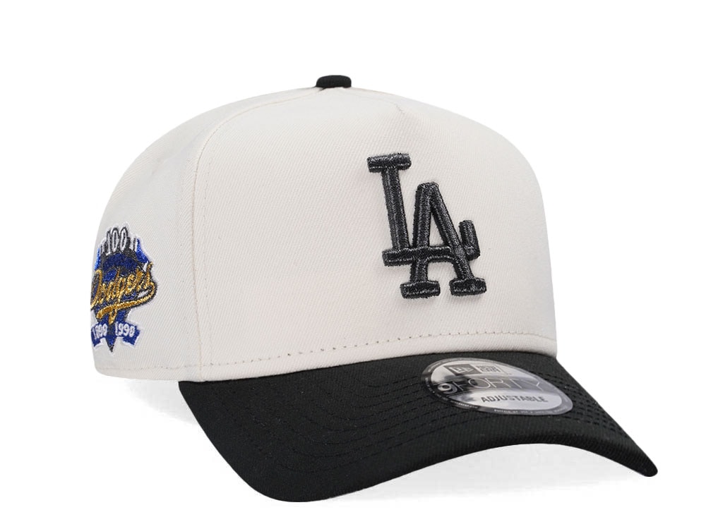 New Era Los Angeles Dodgers 100 Anniversary Chrome Two Tone Edition 9Forty A Frame Snapback Cap
