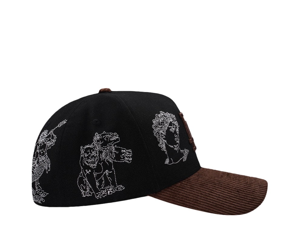 New Era Los Angeles Dodgers Mythical Black Two Tone Edition 9Forty A Frame Snapback Cap