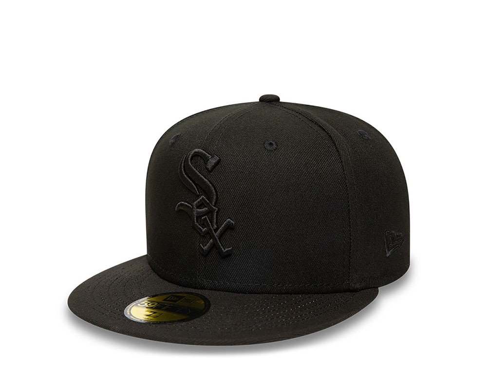 New Era Chicago White Sox Plain Blackout Prime Edition 59Fifty Fitted Cap