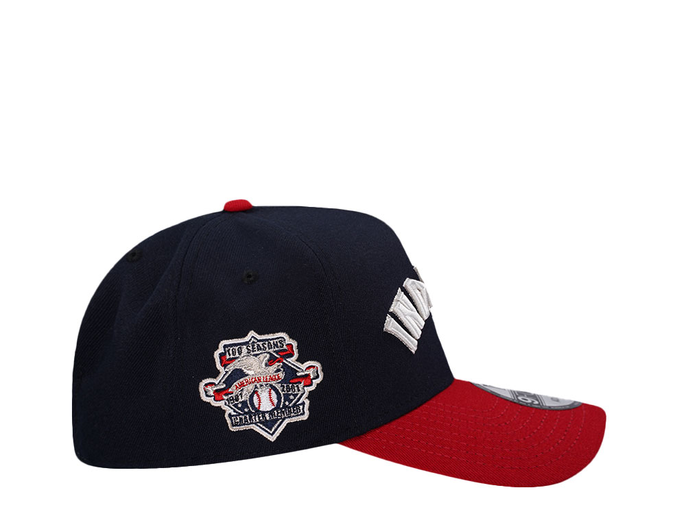 New Era Cleveland Indians American League Two Tone Edition 9Forty A Frame Snapback Cap
