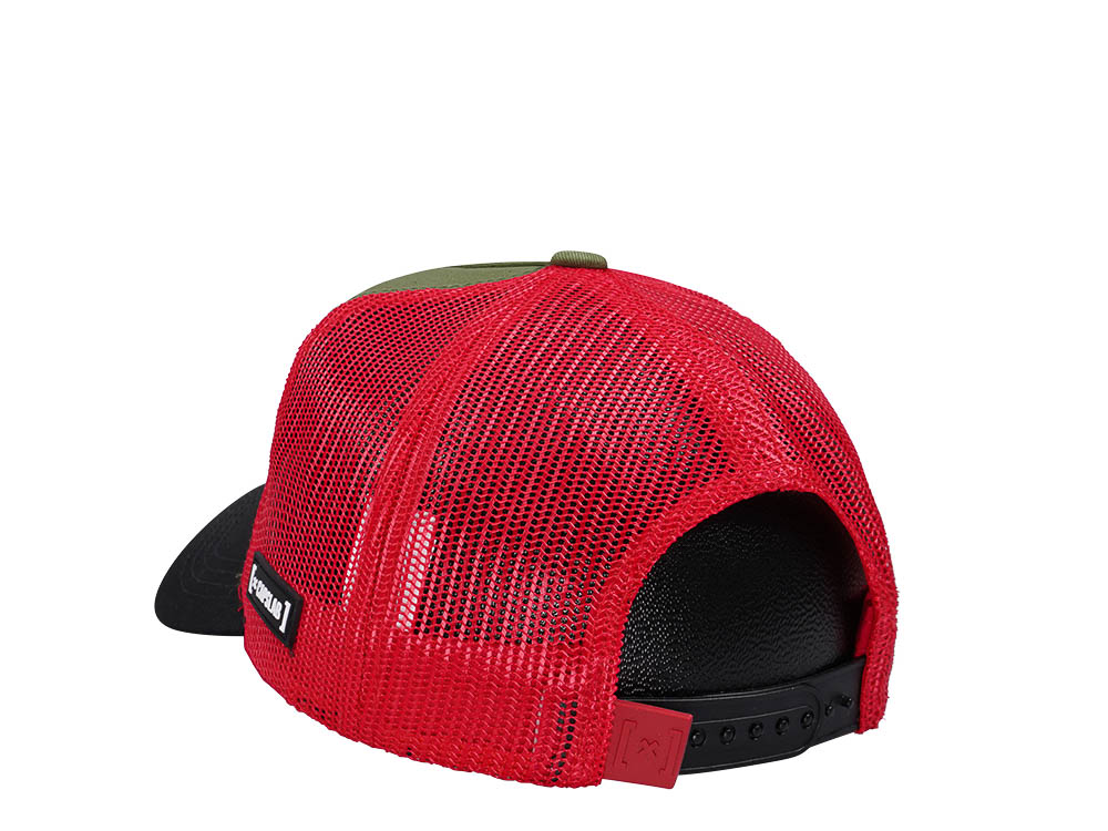 Capslab Cocktails Bloody Mary Green Black Red Trucker Snapback Cap