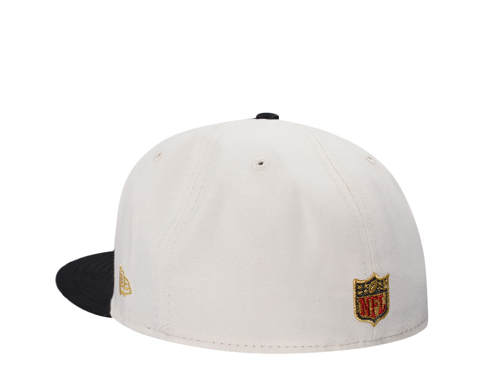 New Era San Francisco 49ers 30th Anniversary Chrome Satin Brim Two Tone Edition 59Fifty Fitted Cap