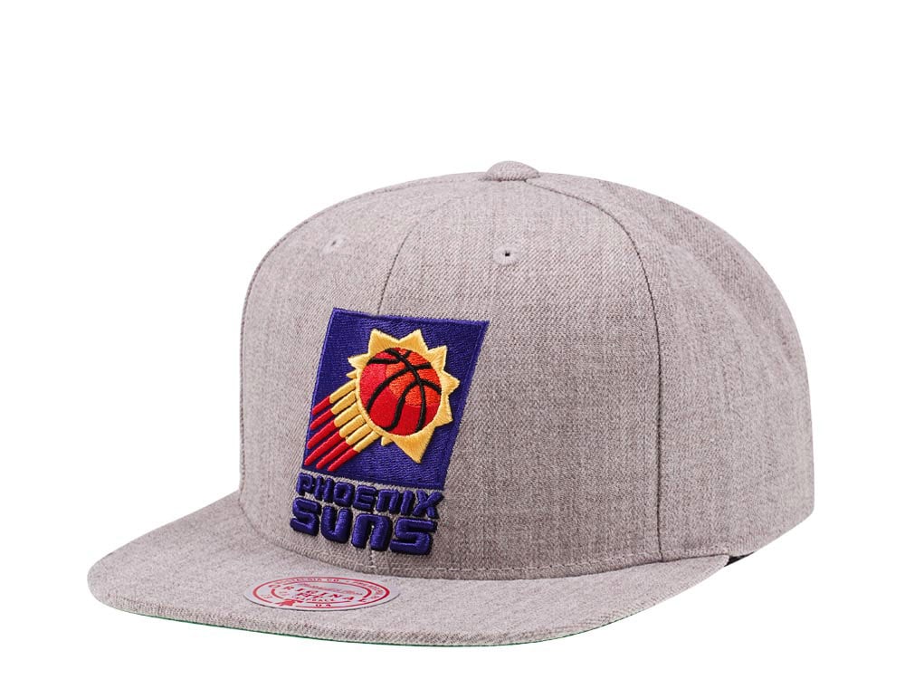 Mitchell & Ness Phoenix Suns Hardwood Classics Heather Snapback Cap