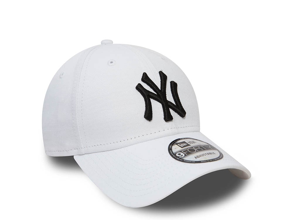 New Era New York Yankees League Basic White 9forty Snapback Cap