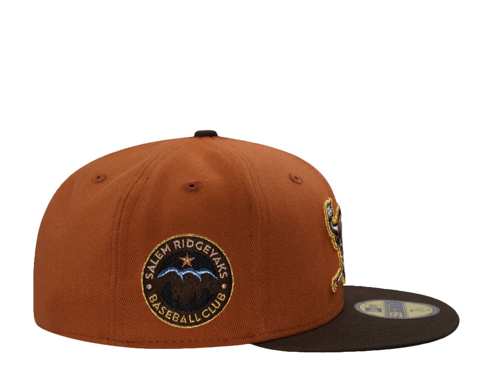 New Era Salem RidgeYaks Earthy Walnut Two Tone Edition 59Fifty Fitted Cap