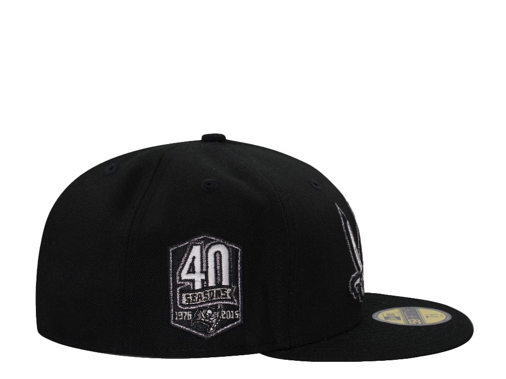 New Era Tampa Bay Buccaneers 40th Seasons Glow Black Prime Edition 59Fifty Fitted Cap