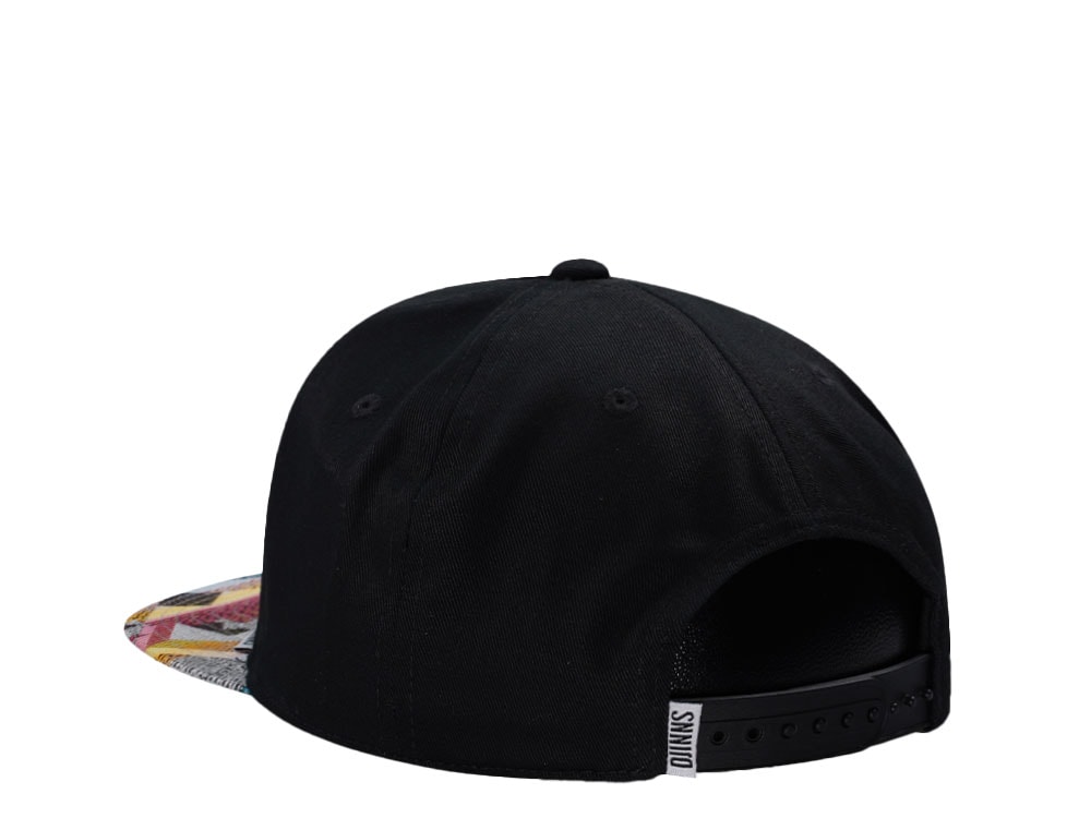 Djinns 5 Panel Rubber Logo Aztek Edition Snapback Cap