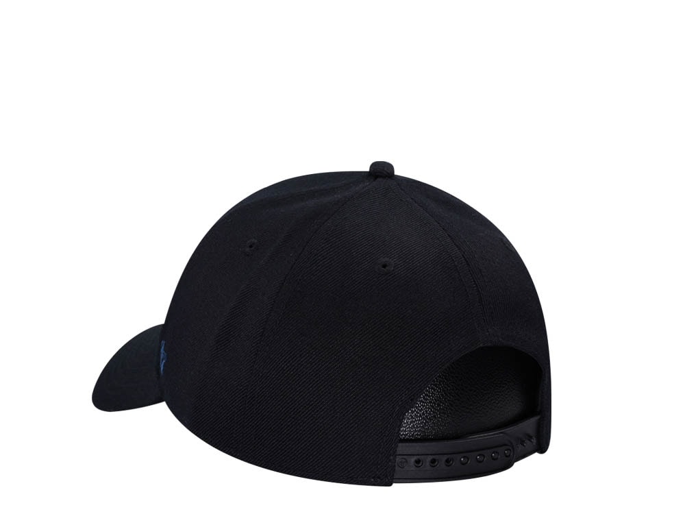 47Brand Los Angeles Dodgers Black Navy Black MVP Snapback Cap