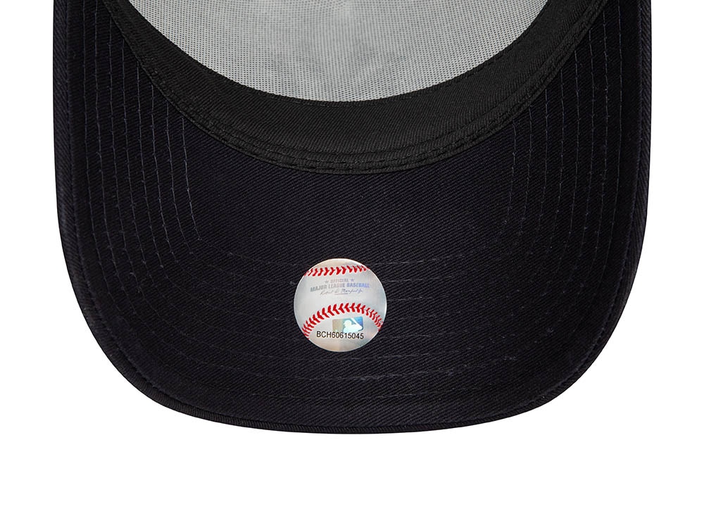 New Era New York Yankees Team Colour Block Navy 9Forty A Frame Trucker Snapback Cap