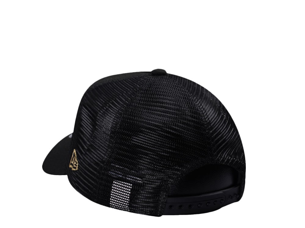 New Era Anaheim Ducks Black Prime Edition 9Forty A Frame Trucker Snapback Cap