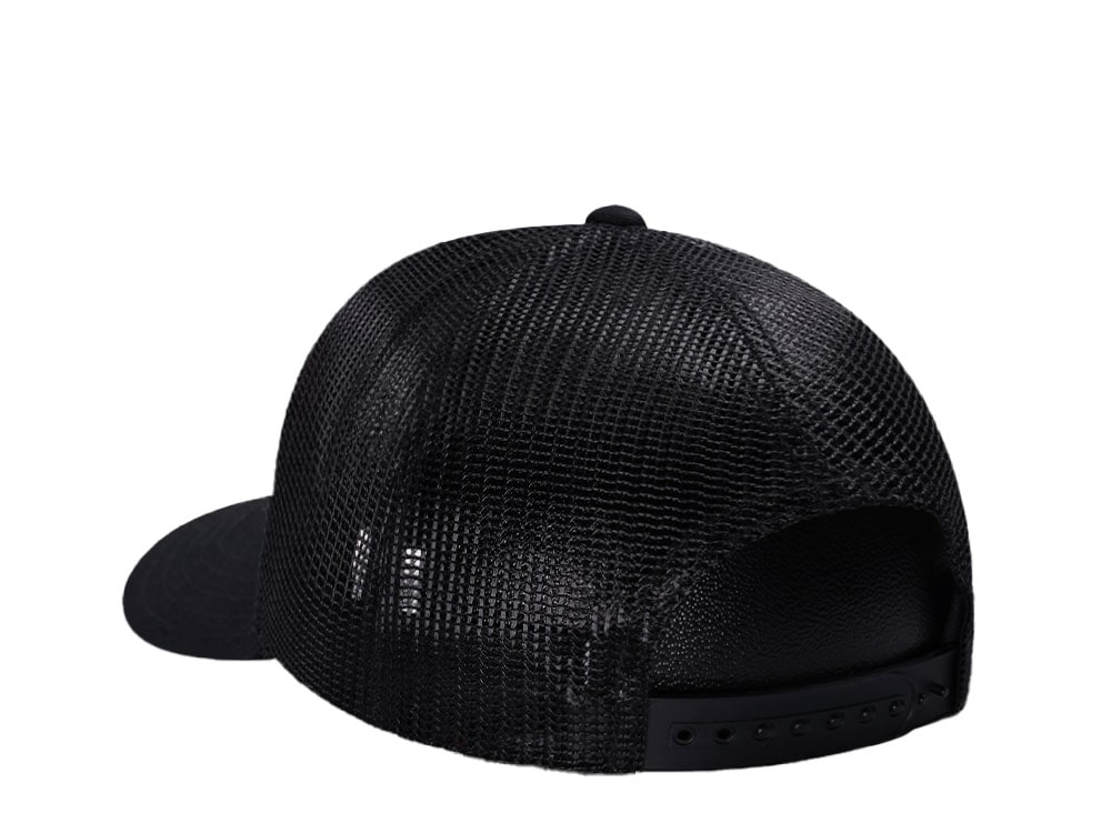 American Needle New York Islanders Valin Black Trucker Snapback Cap