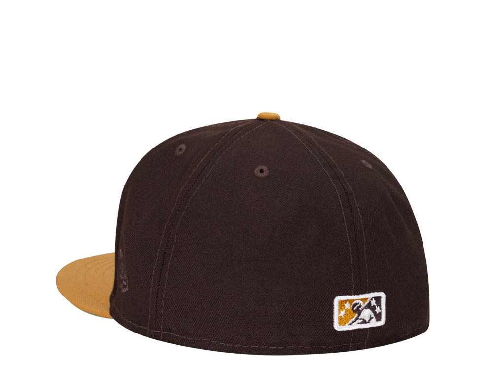 New Era Charleston Riverdogs Chocolate Mint Two Tone Edition 59Fifty Fitted Cap