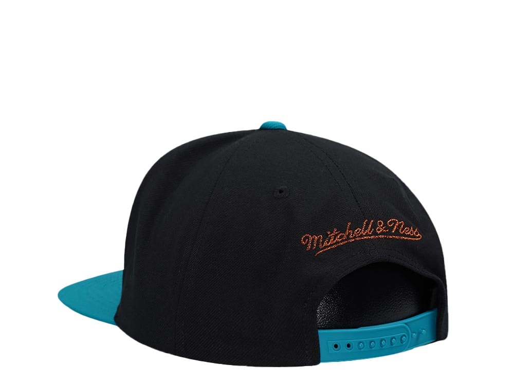 Mitchell & Ness Seattle Supersonics 25th Anniversary Make Cents Black Two Tone Hardwood Classic Snapback Cap