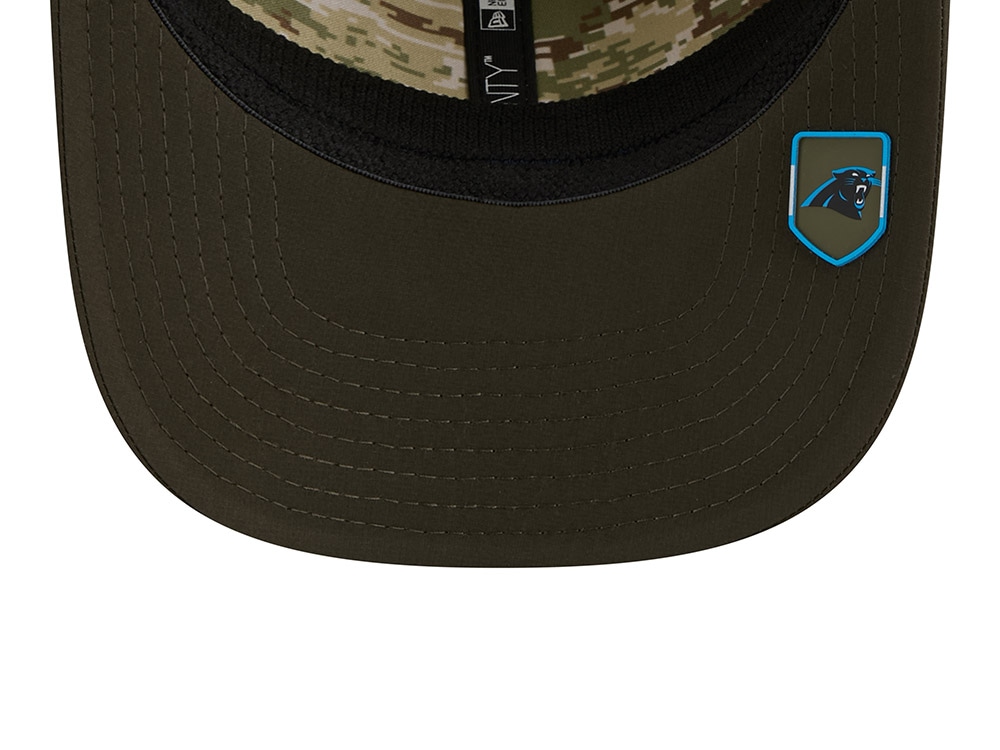 New Era Carolina Panthers Salute To Service 2025 9Seventy Snapback Cap
