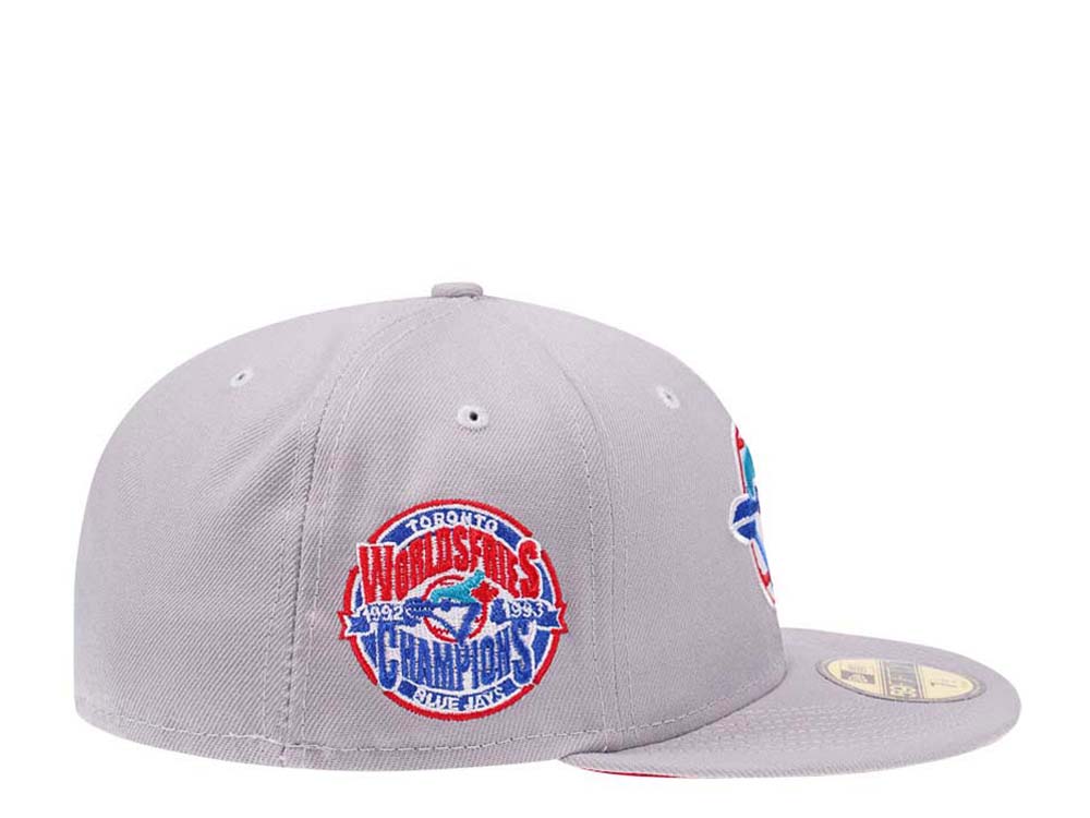 New Era Toronto Blue Jays World Back to Back Fresh Grey Edition 59Fifty Fitted Cap