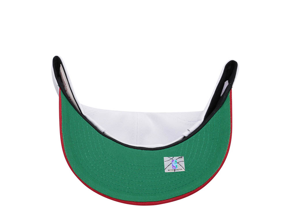Mitchell & Ness Seattle Supersonics Team Two Tone 2.0 Pro White Snapback Cap