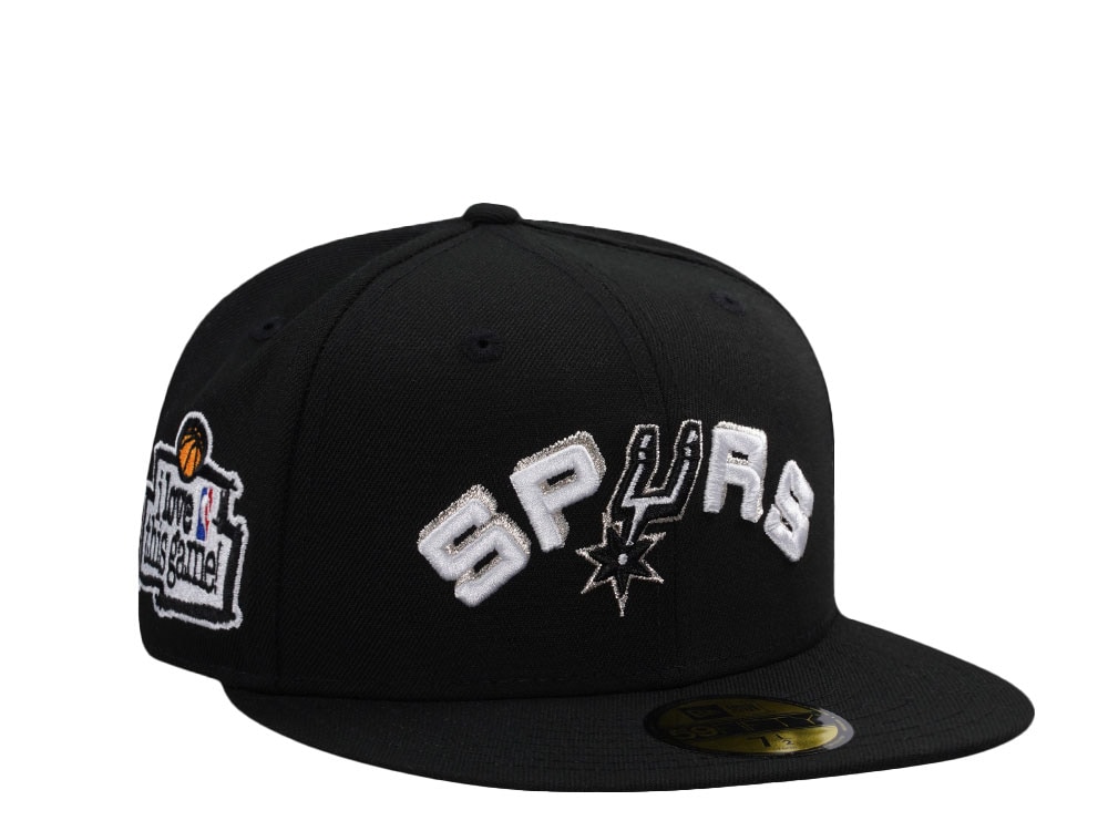 New Era San Antonio Spurs Love Rush Black Prime Edition 59Fifty Fitted Cap