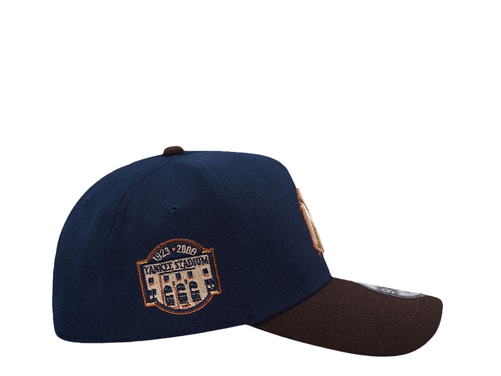 New Era New York Yankees Stadium Patch Ocean Fall Two Tone Edition 9Forty A Frame Snapback Cap
