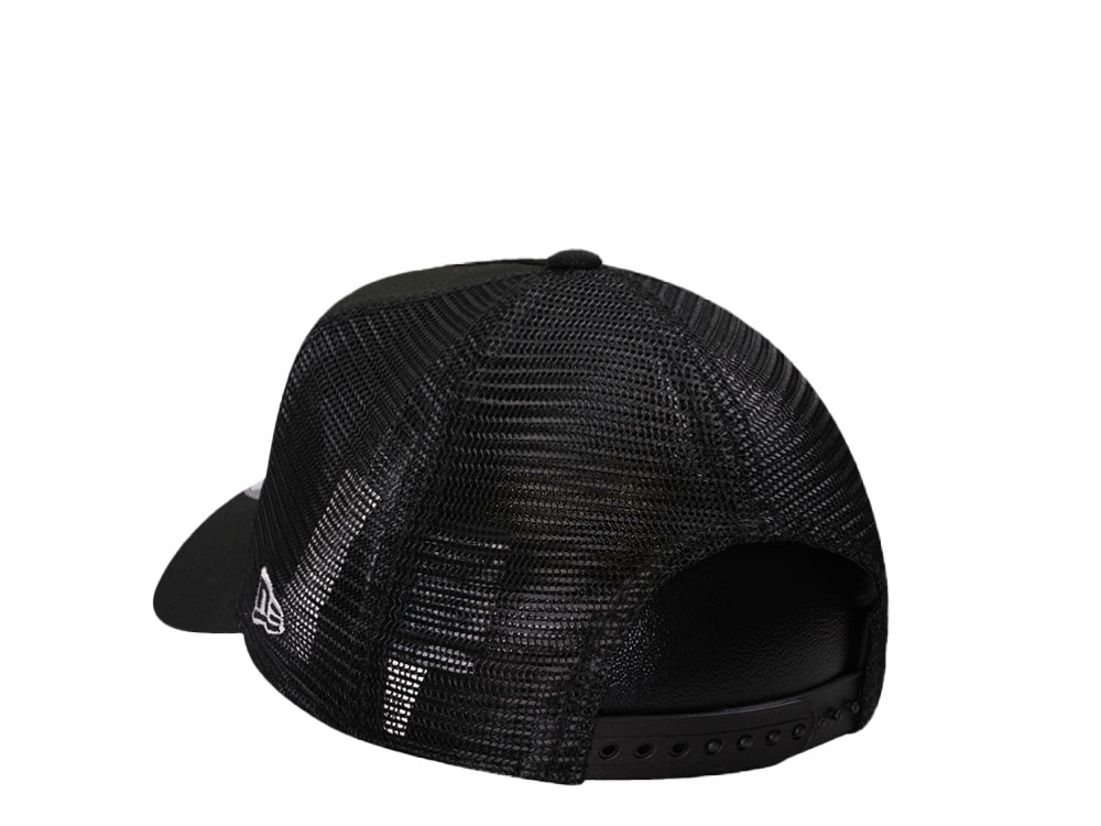 New Era Seattle Seahawks Black Trucker A Frame 9Forty Snapback Cap