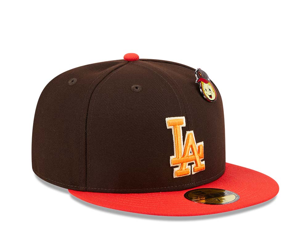 New Era Los Angeles Dodgers The Elements Brown Two Tone Edition 59Fifty Fitted Cap