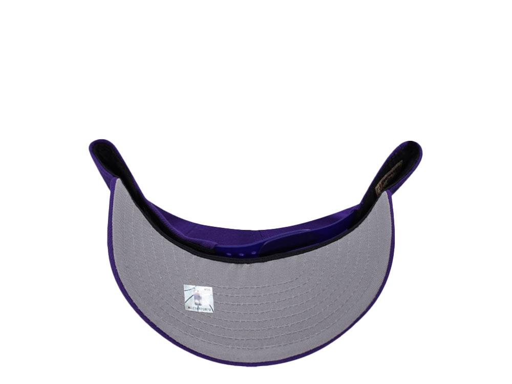New Era Los Angeles Lakers NBA Finals 2000 Purple Prime Edition 9Fifty A Frame Snapback Cap