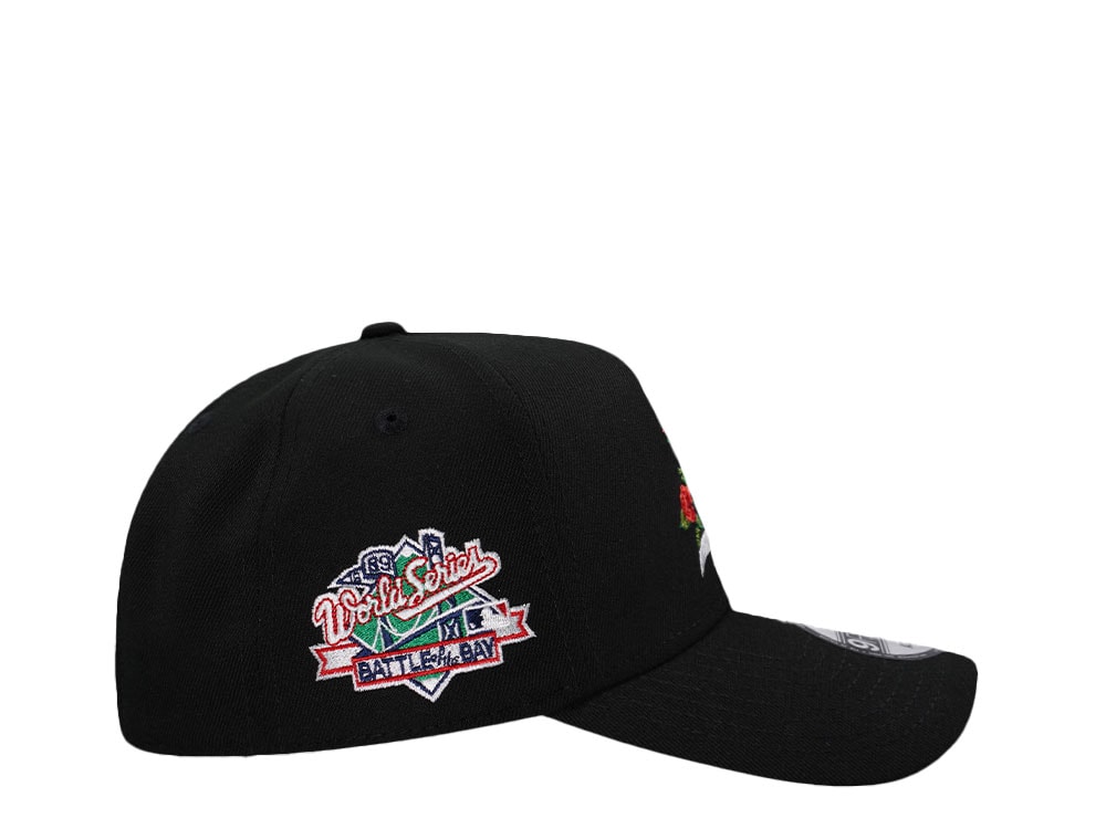 New Era Oakland Athletics World Series 1989 Black Flowers 9Forty A Frame Snapback Cap