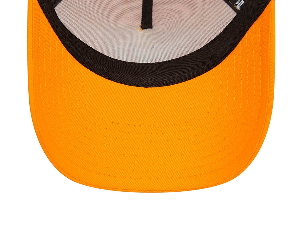 New Era New York Yankees League Essential Orange A Frame Trucker Snapback Cap