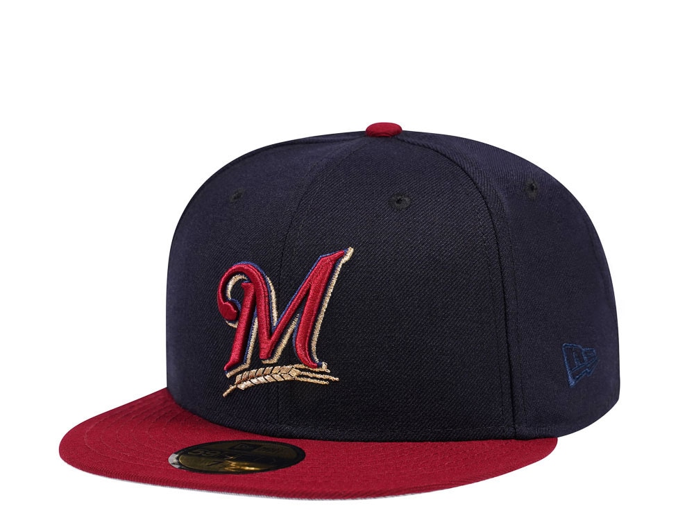 New Era Milwaukee Brewers Two Tone Prime Edition 59Fifty Fitted Cap