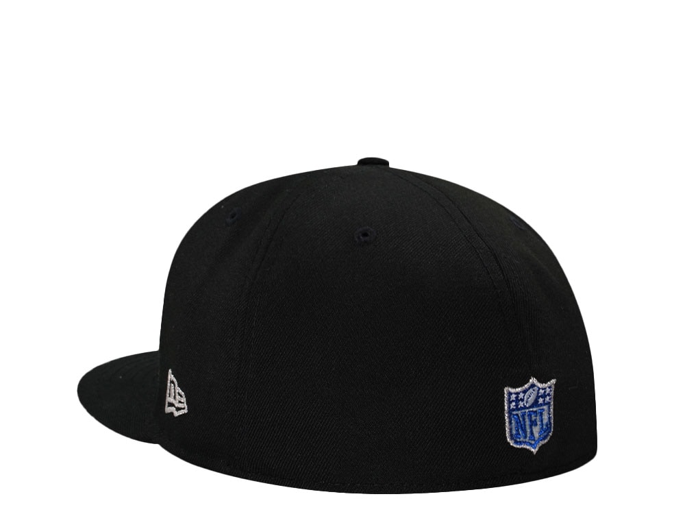 New Era Dallas Cowboys 50th Anniversary Black Metallic Edition 59Fifty Fitted Cap