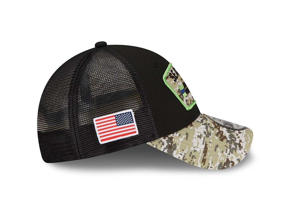 New Era Seattle Seahawks Salute to Service 21 9Forty Trucker Snapback Cap