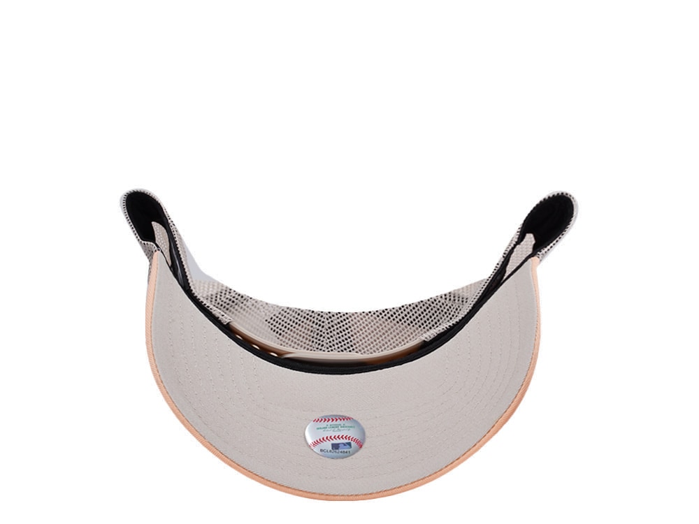 New Era Atlanta Braves Peach Prime Edition 9Forty A Frame Trucker Snapback Cap