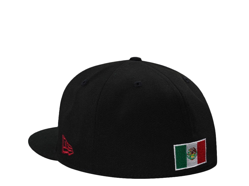 New Era Mexico Aztec Metallic Script Black Prime Edition 59Fifty Fitted Cap