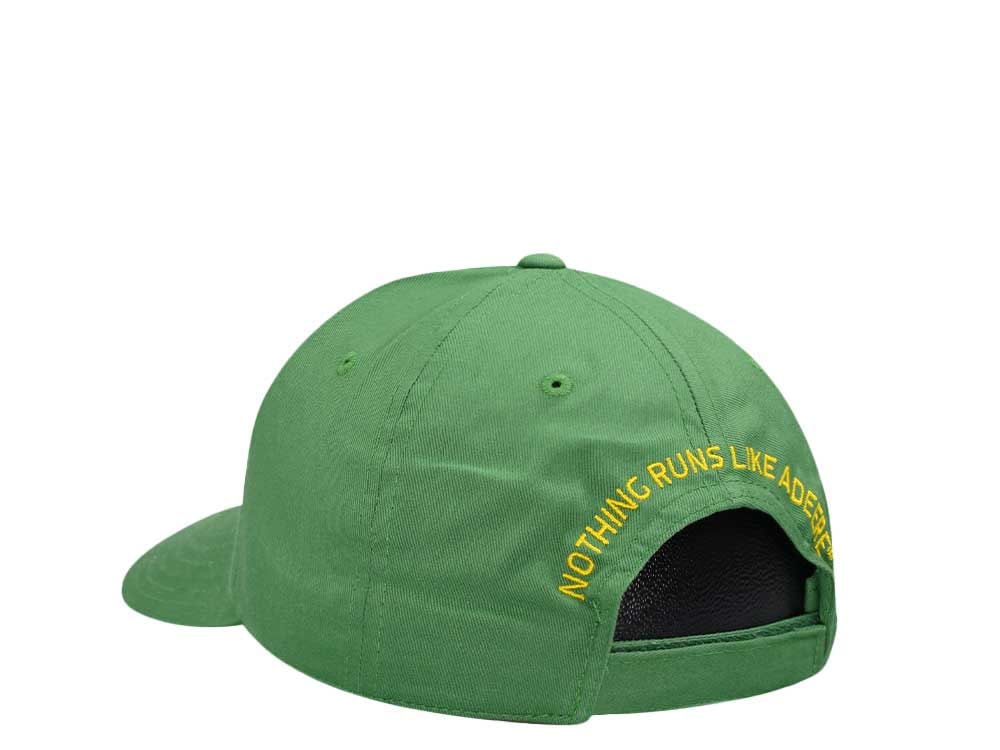 John Deere Logo Classic Cap Green Strapback Cap