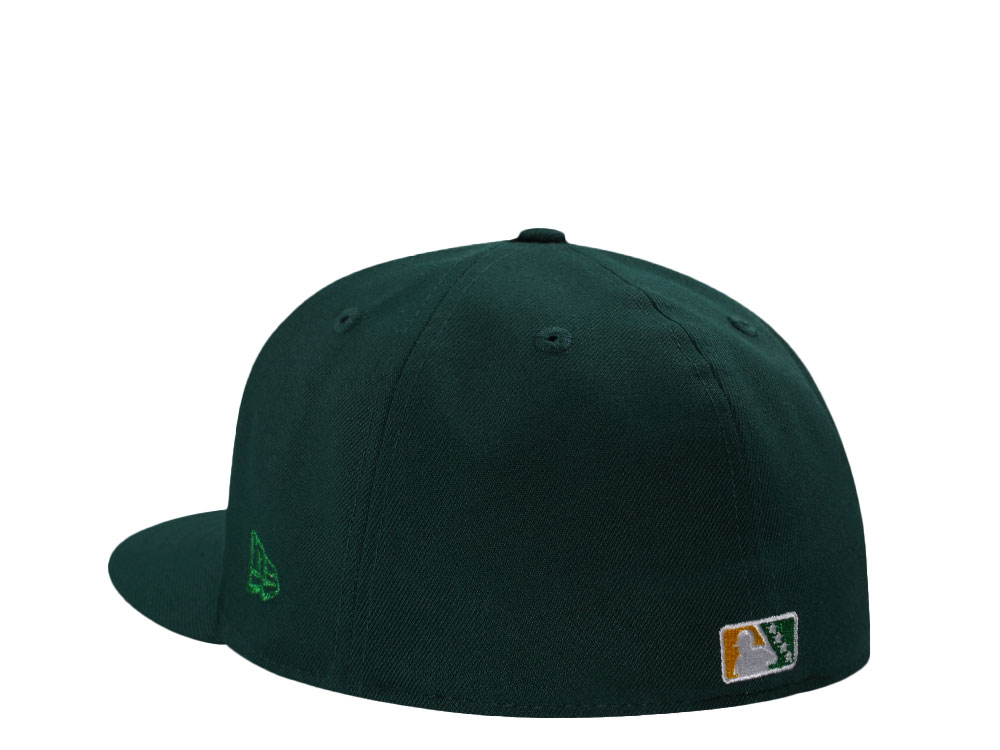New Era Stockton Ports 20th Anniversary Green Prime Edition 59Fifty Fitted Cap