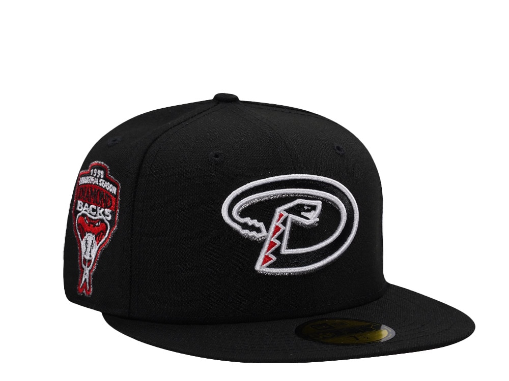 New Era Arizona Diamondbacks Inaugural Season 1998 Black Prime Edition 59Fifty Fitted Cap