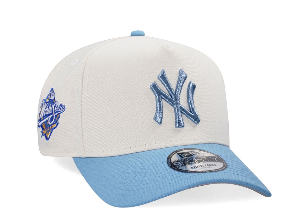 New Era New York Yankees World Series 1998 Chrome Gold Edition 9Forty A Frame Snapback Cap