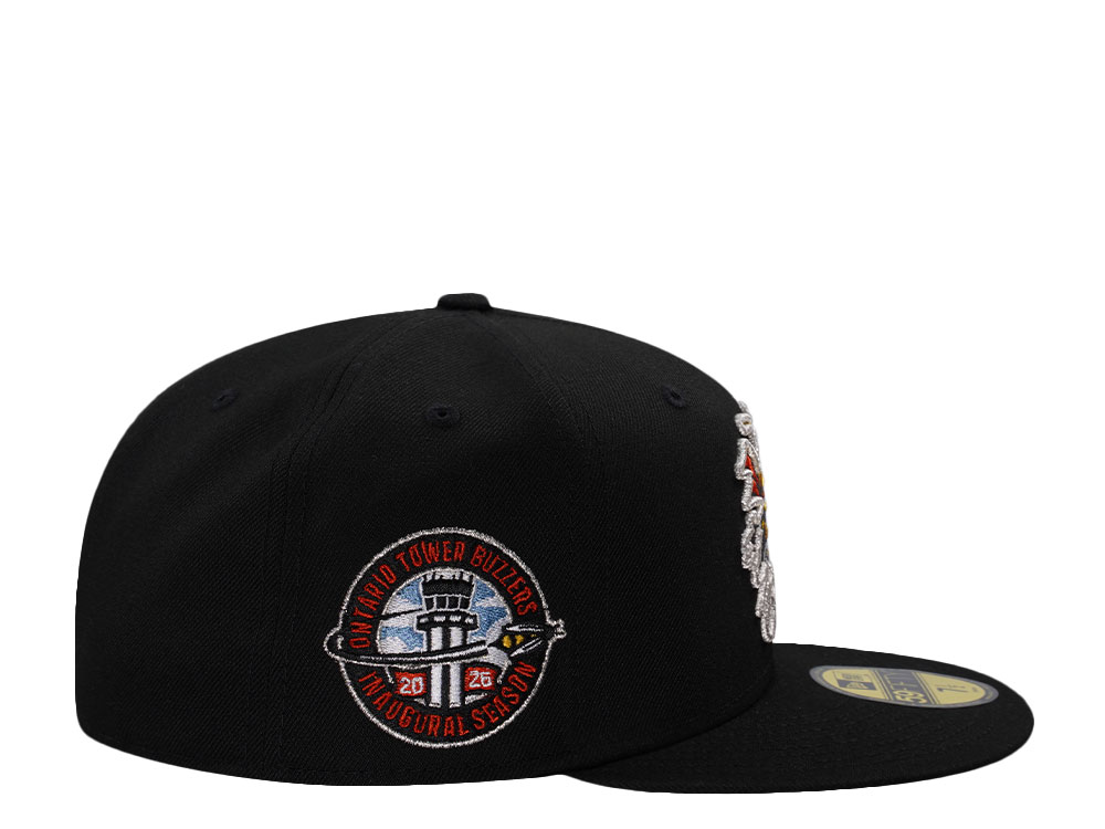 New Era Ontario Tower Buzzers Inaugural Season 2026 Black Edition 59Fifty Fitted Cap