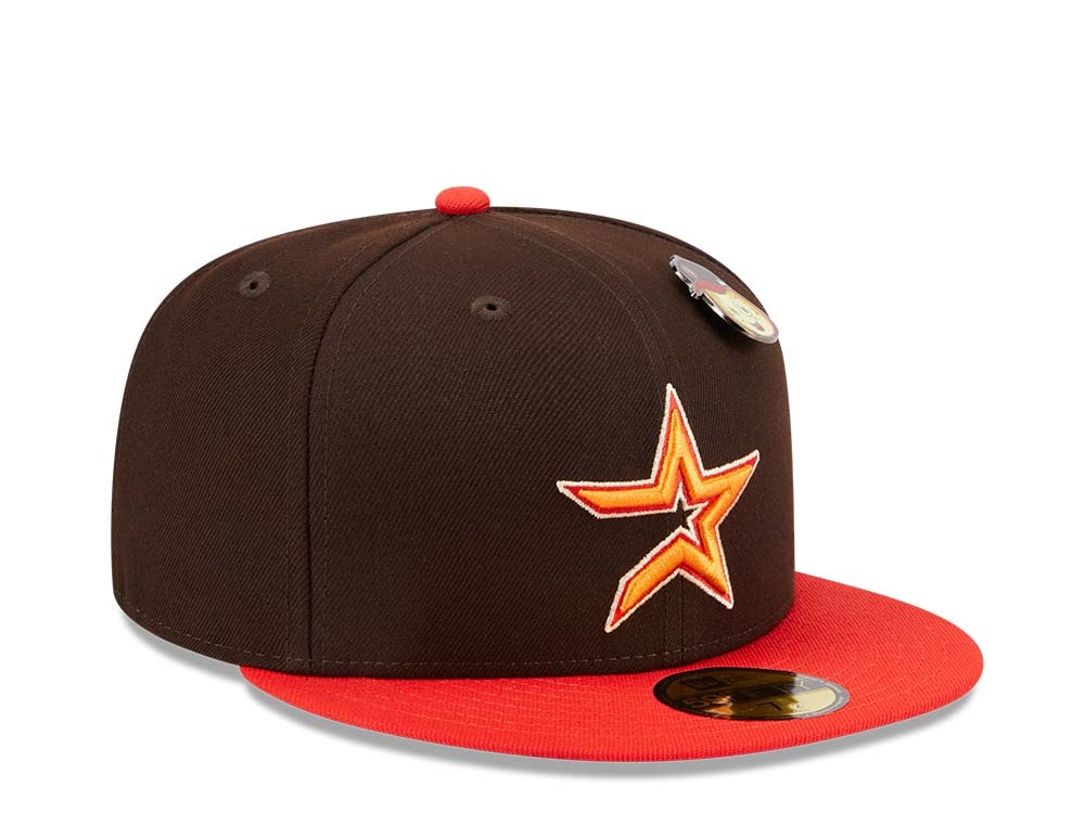 New Era Houston Astros The Elements Brown Two Tone Edition 59Fifty Fitted Cap